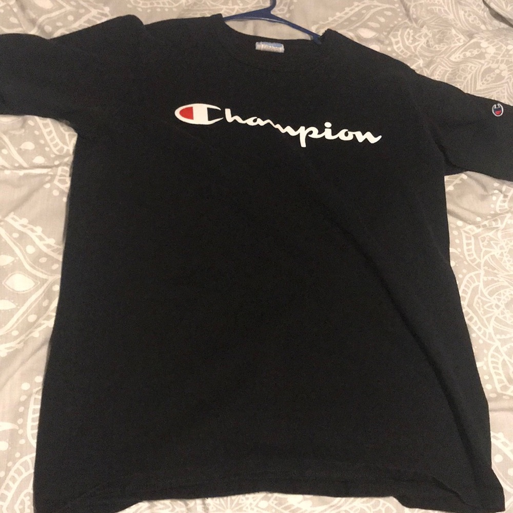 XL champion black shirt